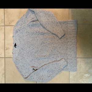 Ann Taylor gray with red flecks sweater
